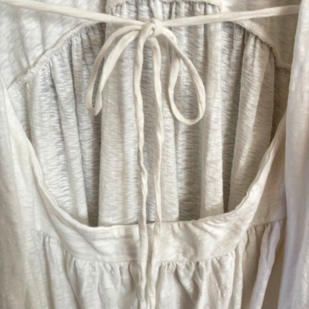 Free People Beach Maxi dress with Shoulder Draping - Picture 8 of 11